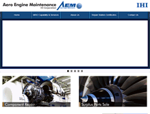 Tablet Screenshot of ihi-aem.com